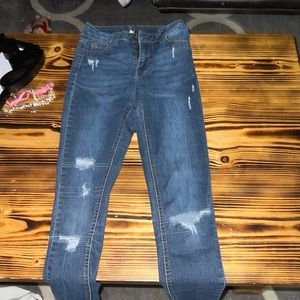 skinny ripped jeans